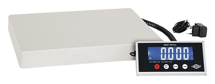 Image of Csomagmérleg, digitális, 100 kg terhelhetőség, WEDO "Paket 100 Plus"