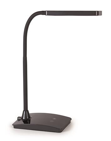 Image of Asztali lámpa, LED, szabályozható, MAUL "Pearly colour vario", fekete