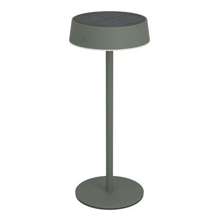 Image of Akkus asztali lámpa, USB, CCT LED, 3 W, EGLO "Simeri", olivazöld