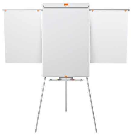 Image of Flipchart tábla, mágneses felület, 2 db segédkarral, NOBO "Essentials", fehér
