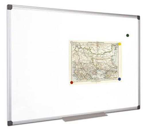 Image of Fehértábla, mágneses, 100x100 cm, alumínium keret, VICTORIA VISUAL