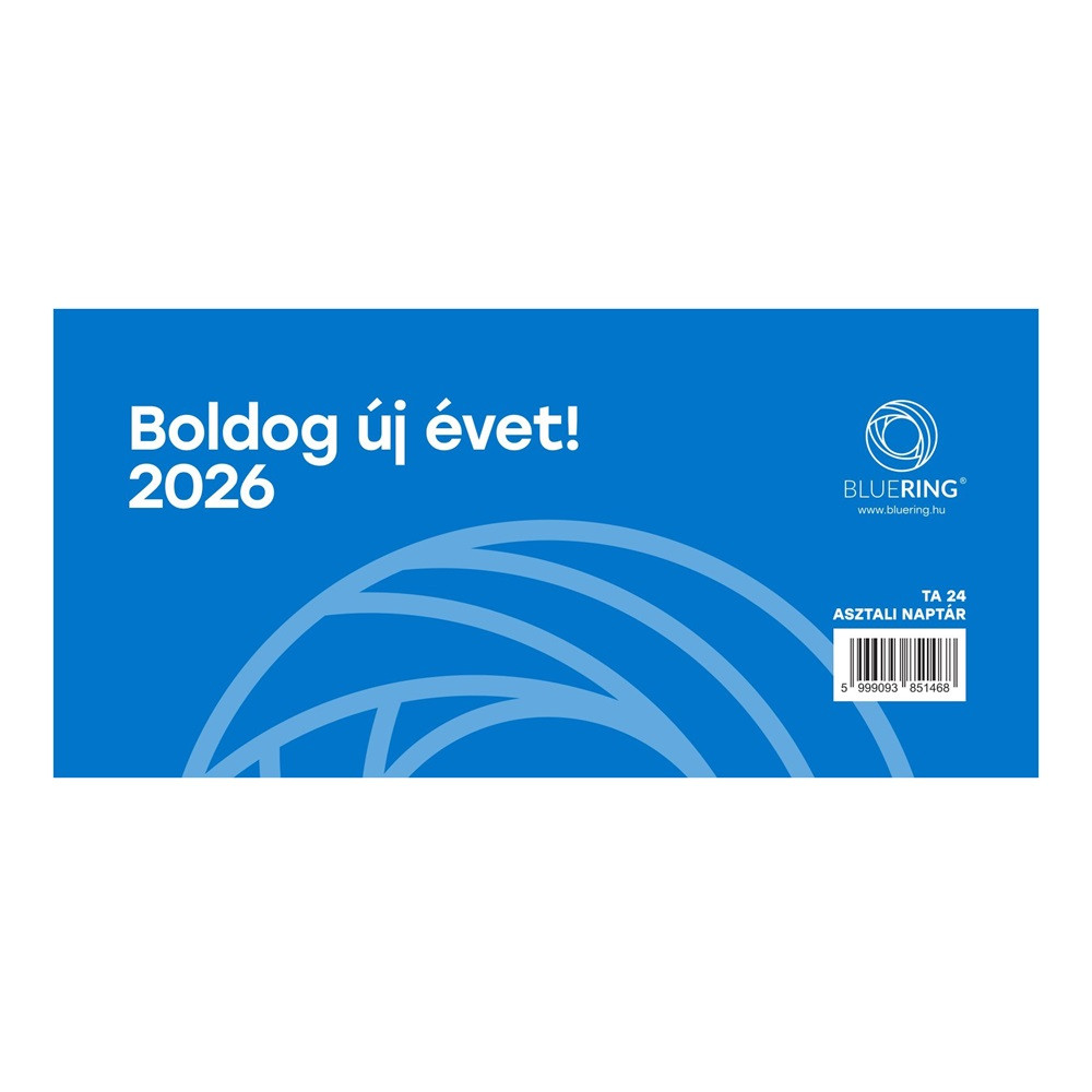 Image of Asztali naptár TA-24 2026. Bluering®
