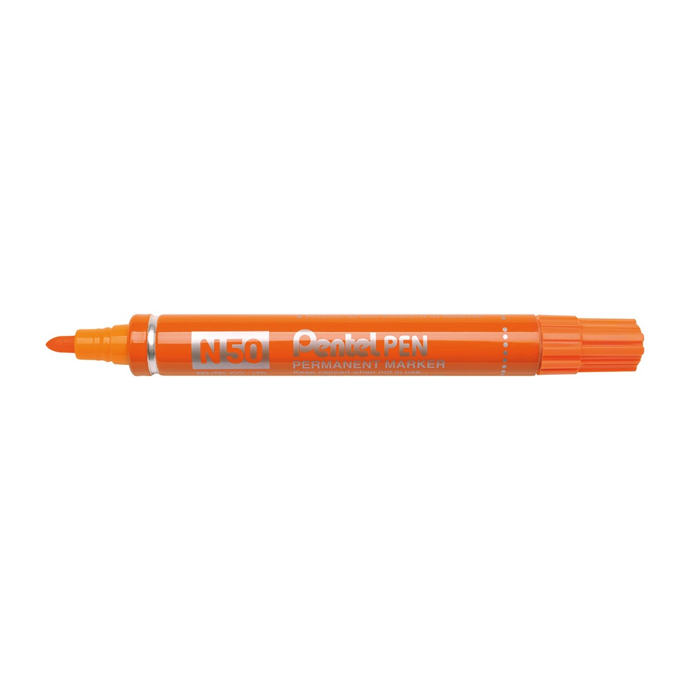 Image of Alkoholos marker fém testű 4,3mm kerek hegyű N50-FE Pentel Extreme narancs