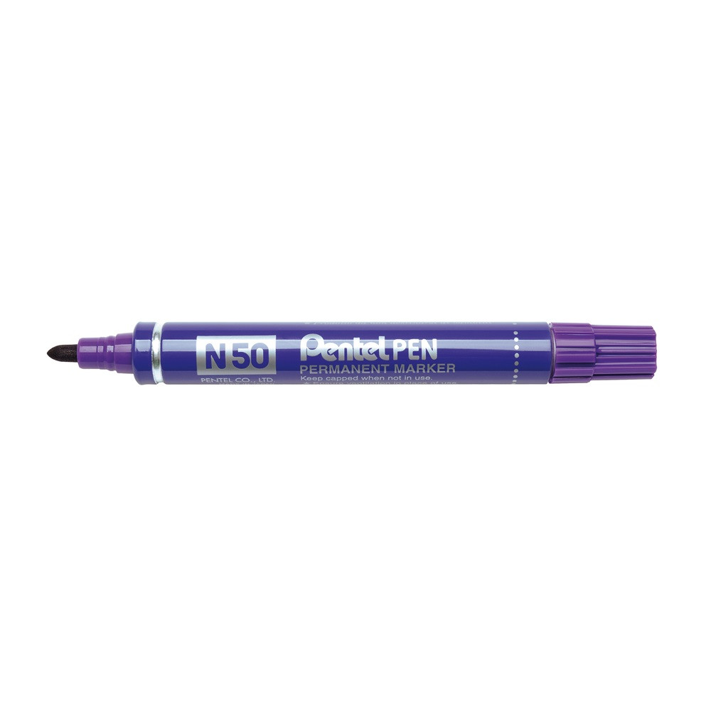 Image of Alkoholos marker fém testű 4,3mm kerek hegyű N50-VE Pentel Extreme lila