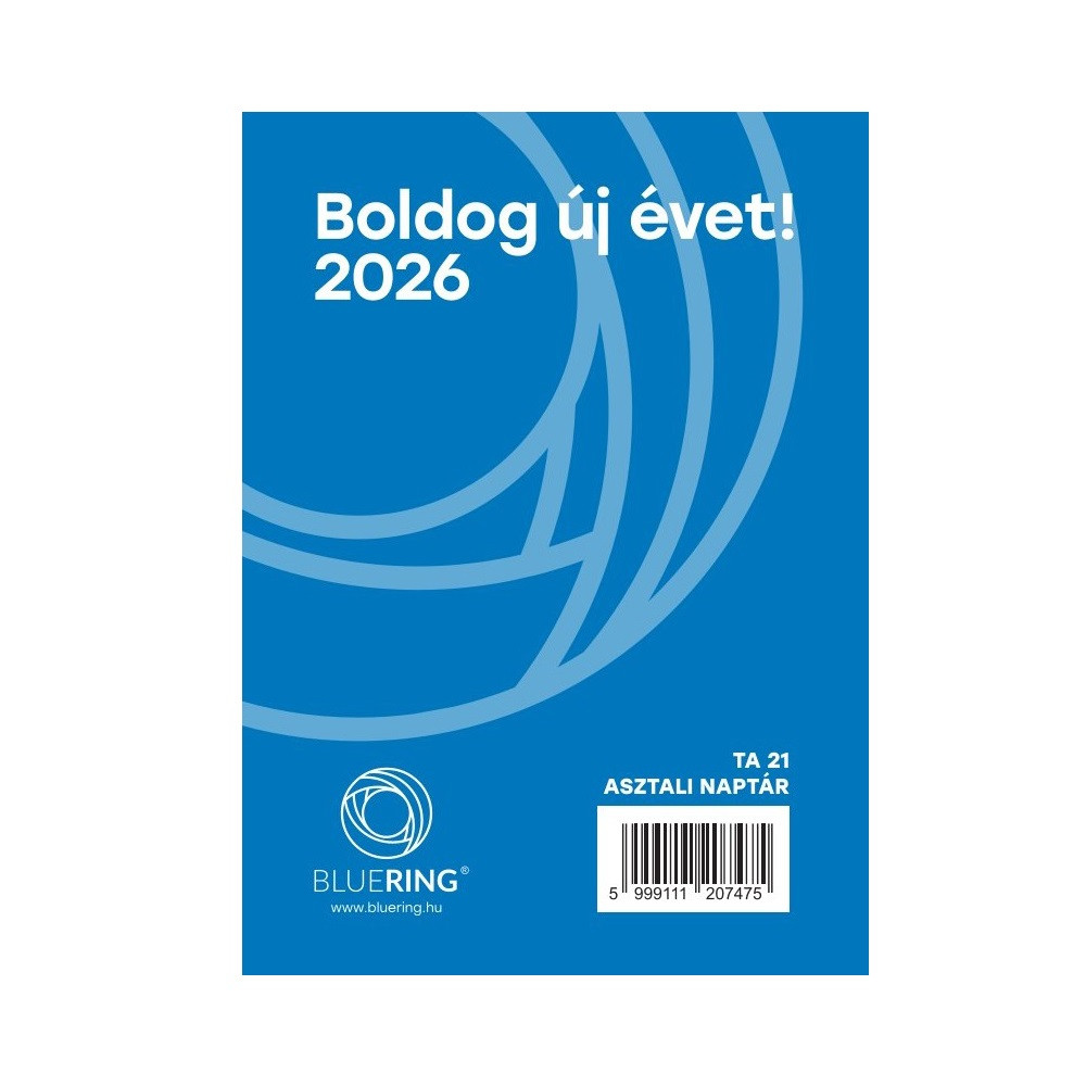 Image of Asztali naptár TA-21 2026. Bluering®