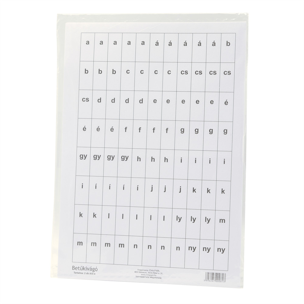 Image of Betűkivágó 2 db- os