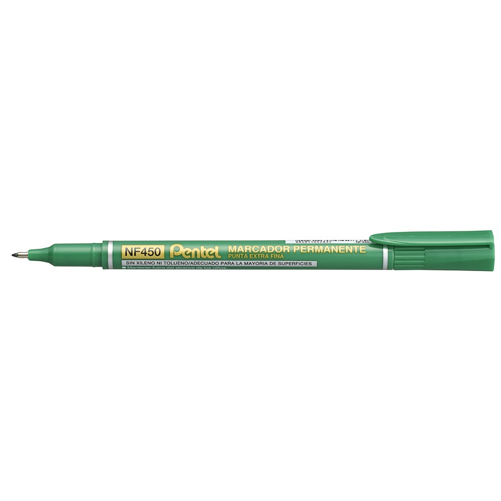 Image of Alkoholos marker 1,2mm NF450-D Pentel vékony hegyű OHP S zöld