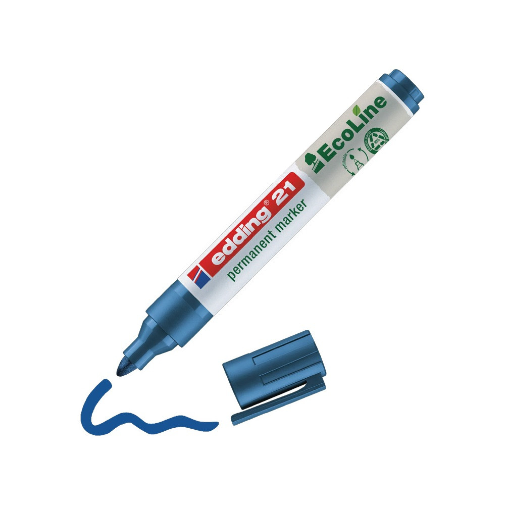 Image of Alkoholos marker 1,5-3mm, Edding 21 EcoLine kék