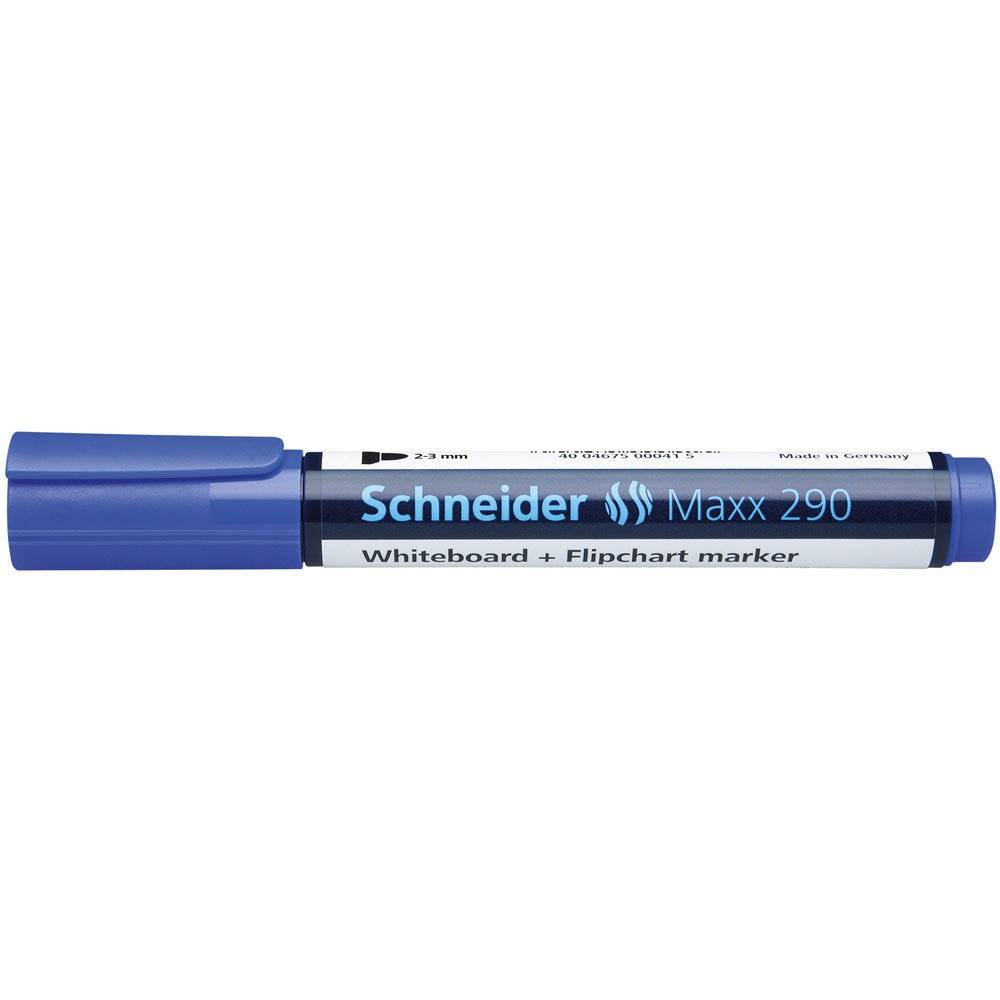 Image of Tábla- és flipchart marker 2-3mm, kerek végű Schneider Maxx 290 kék
