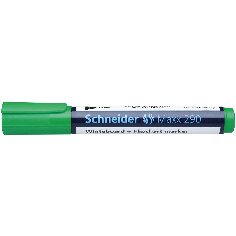 Image of Tábla- és flipchart marker 2-3mm, kerek végű Schneider Maxx 290 zöld