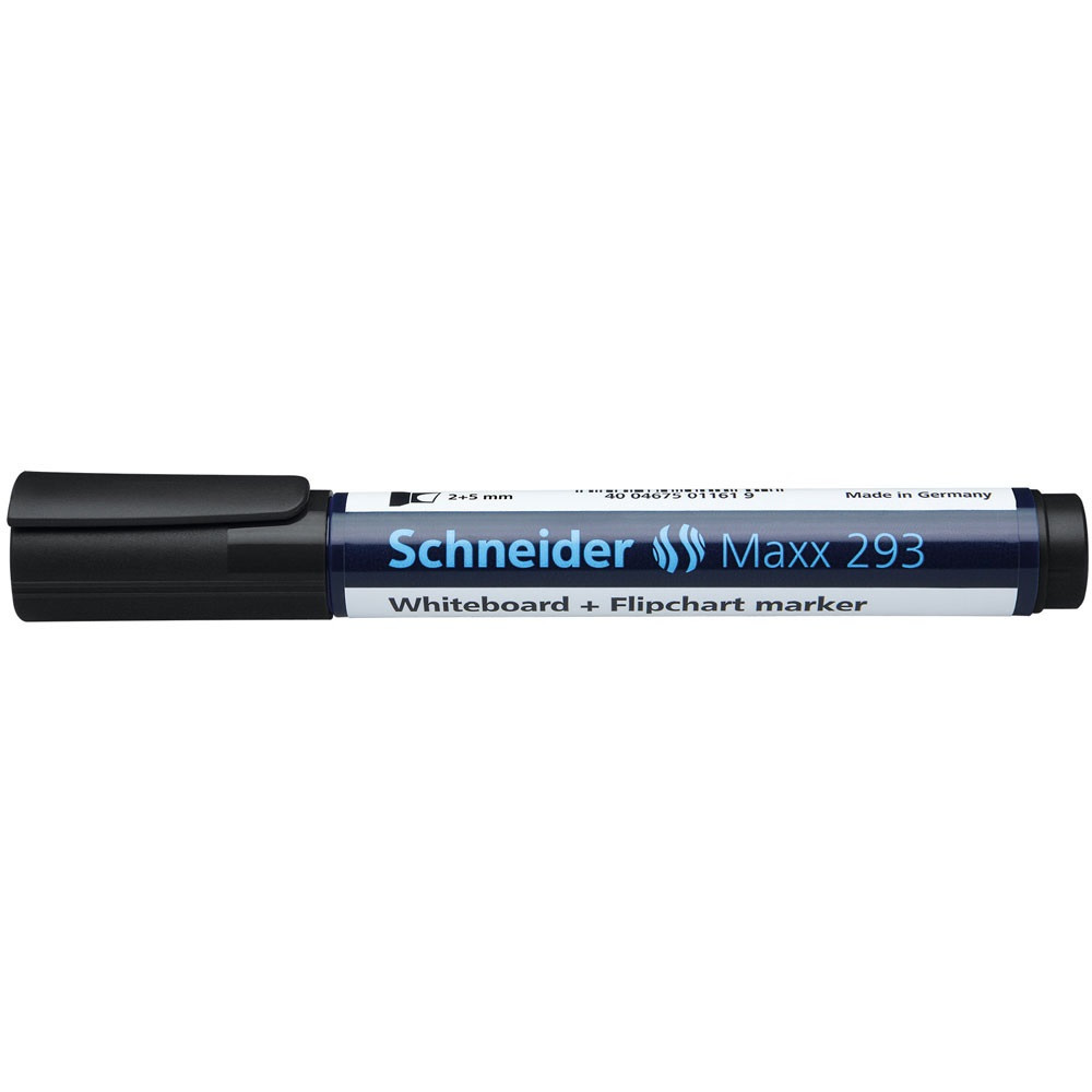 Image of Tábla- és flipchart marker 2-5mm, vágott végű Schneider Maxx 293 fekete