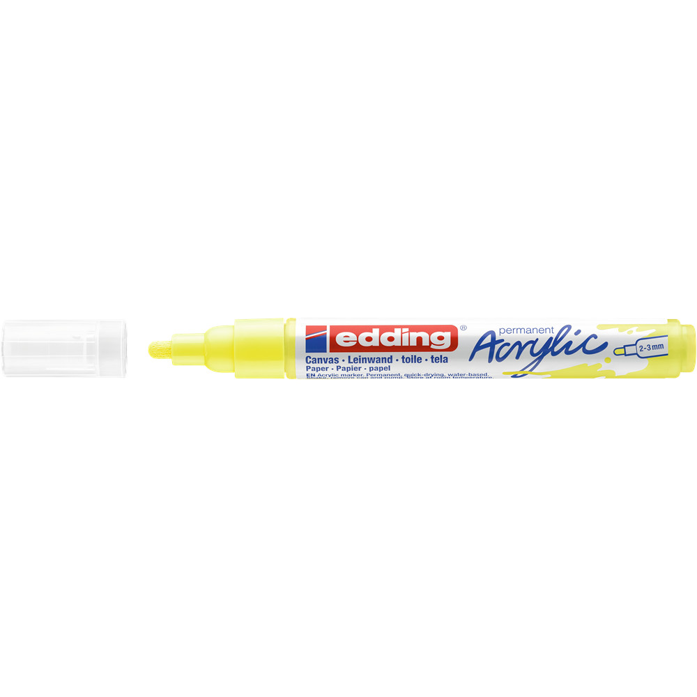 Image of Akril marker 2-3mm, Edding 5100 neon citromsárga