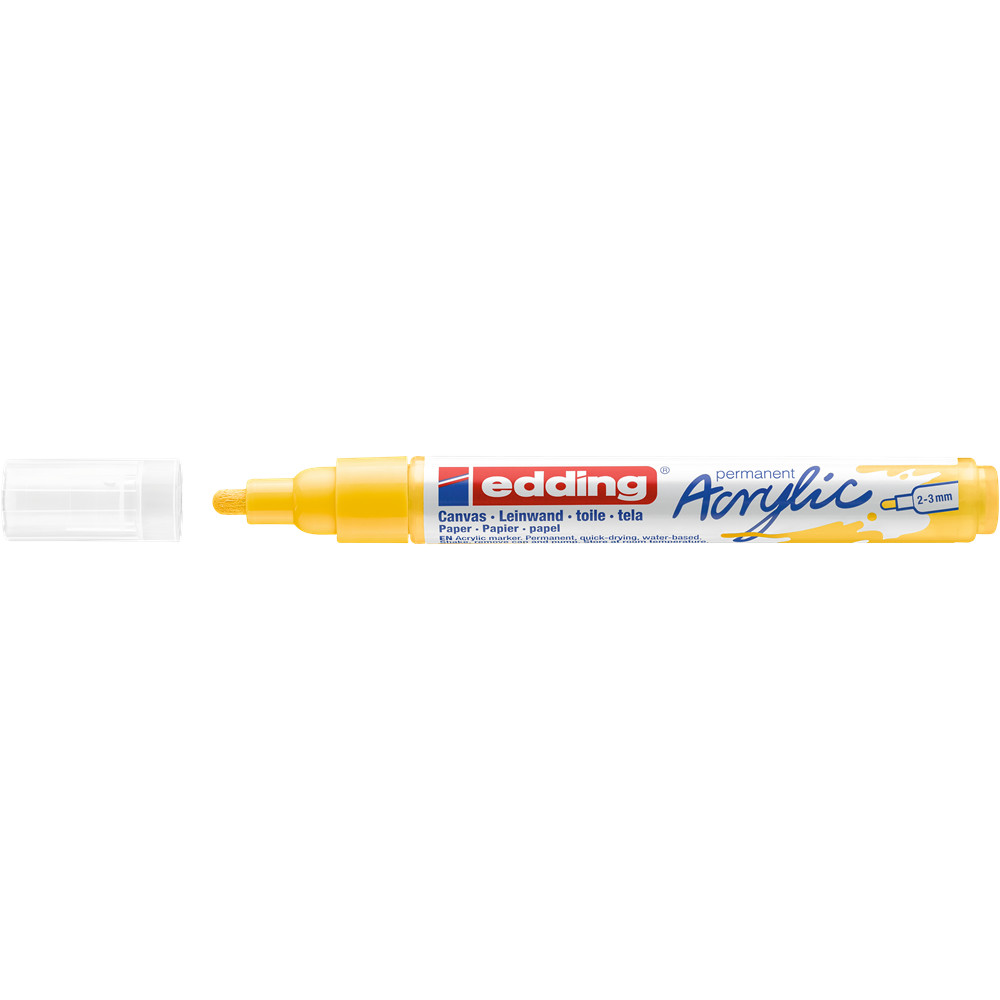 Image of Akril marker 2-3mm, Edding 5100 citromsárga