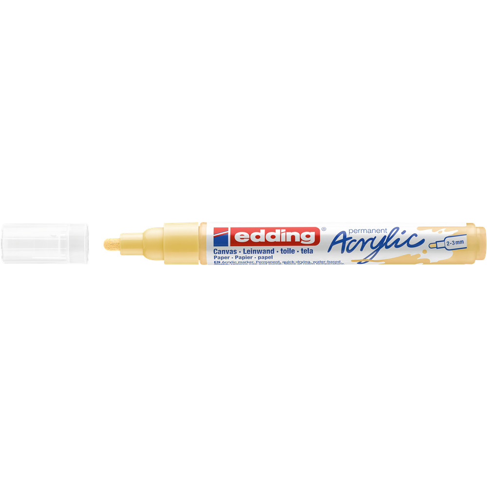 Image of Akril marker 2-3mm, Edding 5100 pasztell sárga