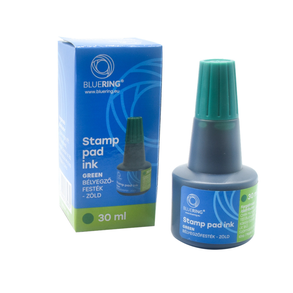 Bélyegzőfesték 30ml, Bluering Flower zöld
