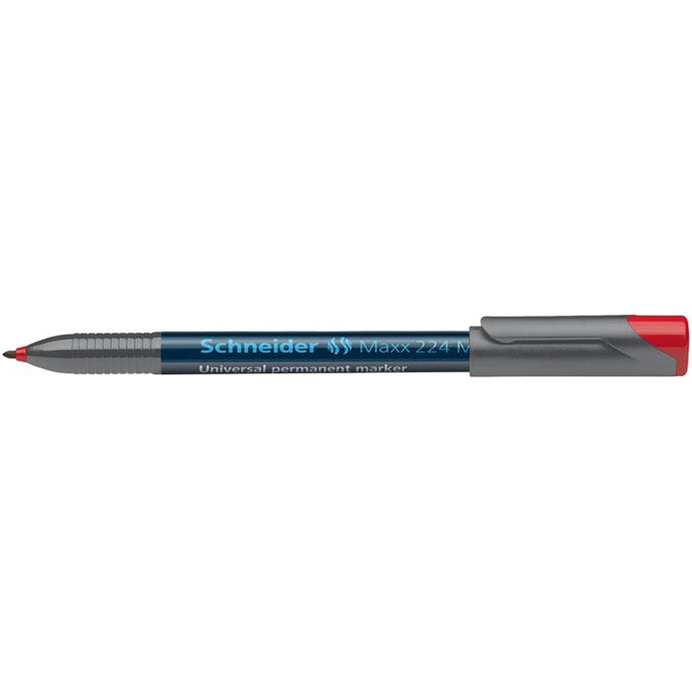 Image of Alkoholos marker OHP 1mm tűhegyű Schneider Maxx 224 M piros