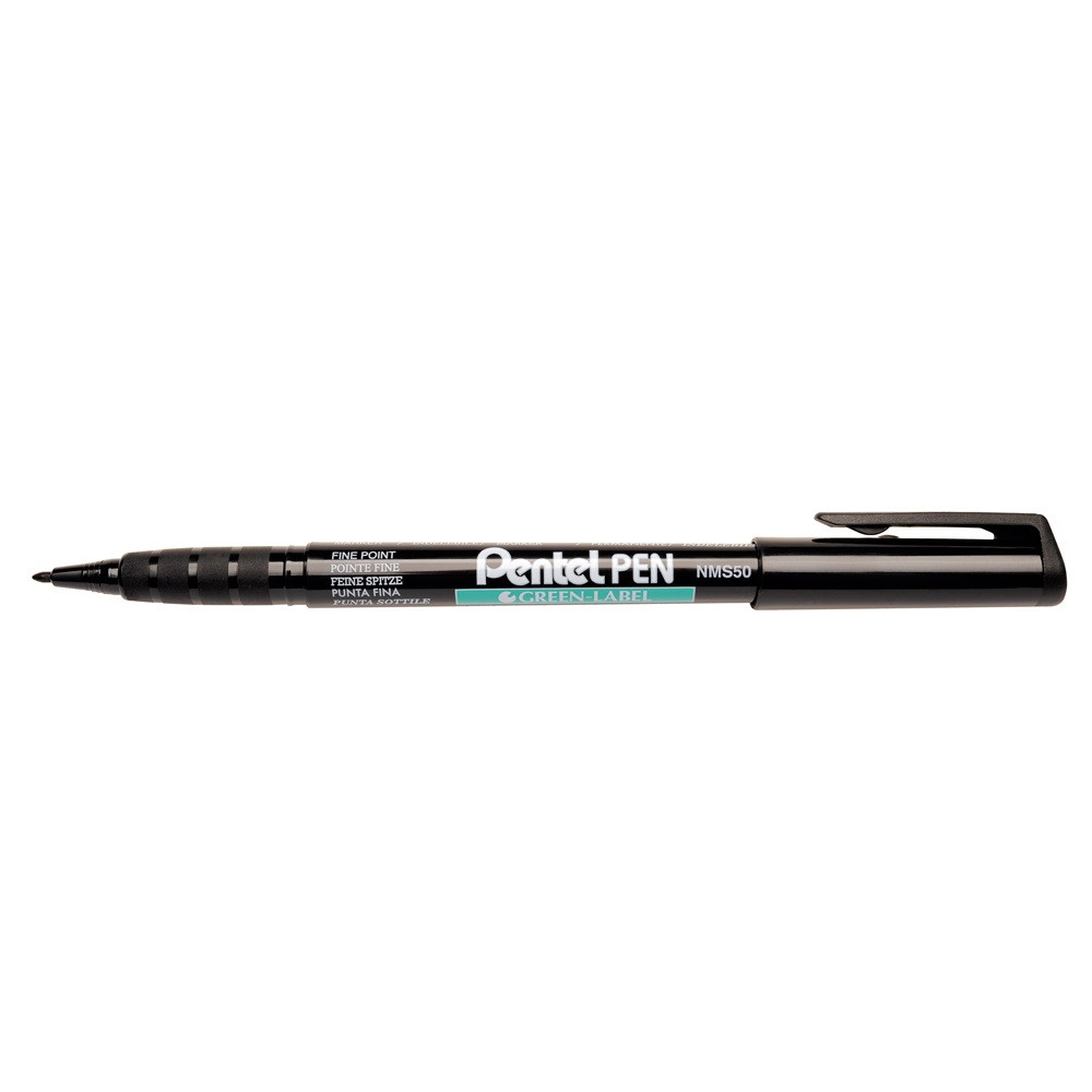 Image of Alkoholos marker 2mm kerek hegyű NMS50-AO Pentel fekete