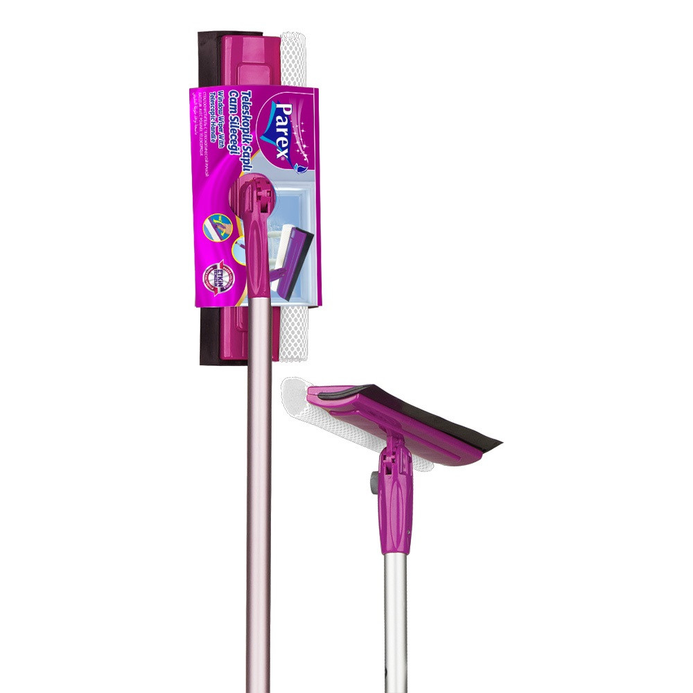 Image of Ablaklehúzó gumis-szivacsos teleszkópos nyéllel 135 cm Parex