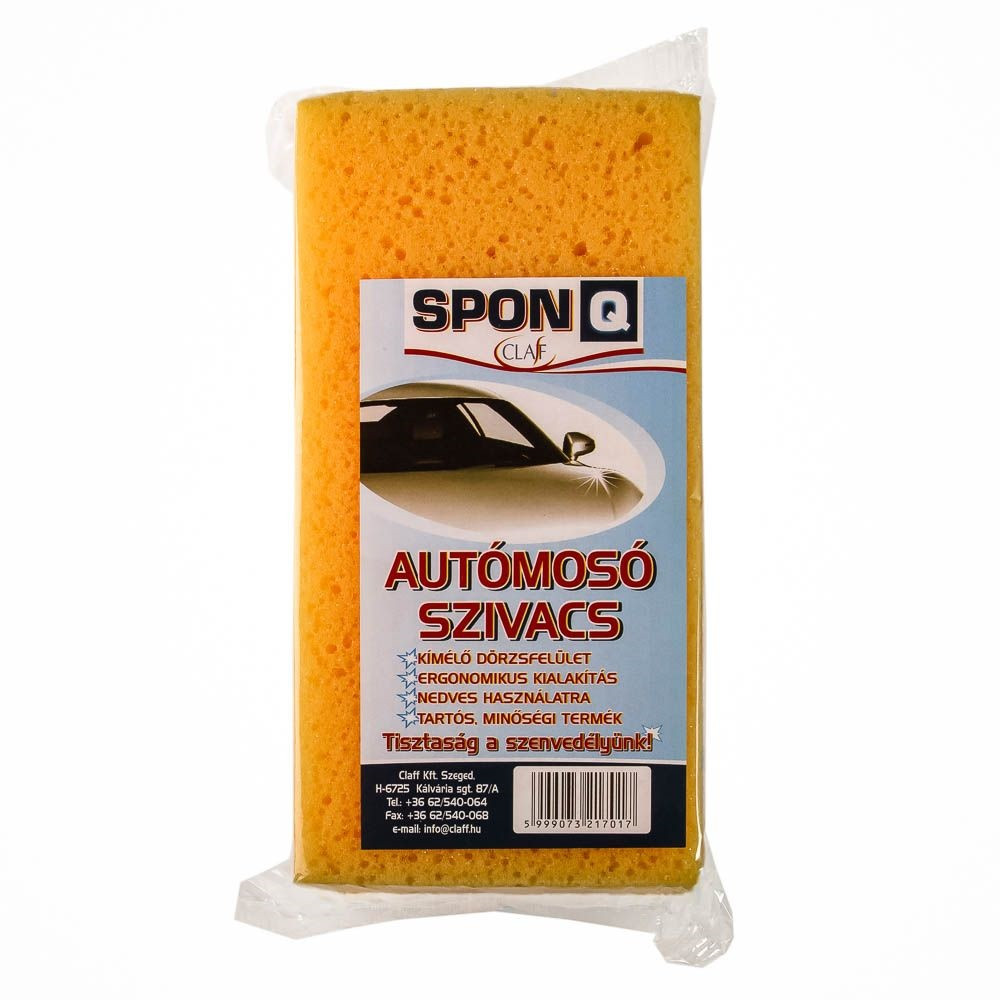 Image of Autómosó szivacs formázott 20 x 10 cm Claff Sponq