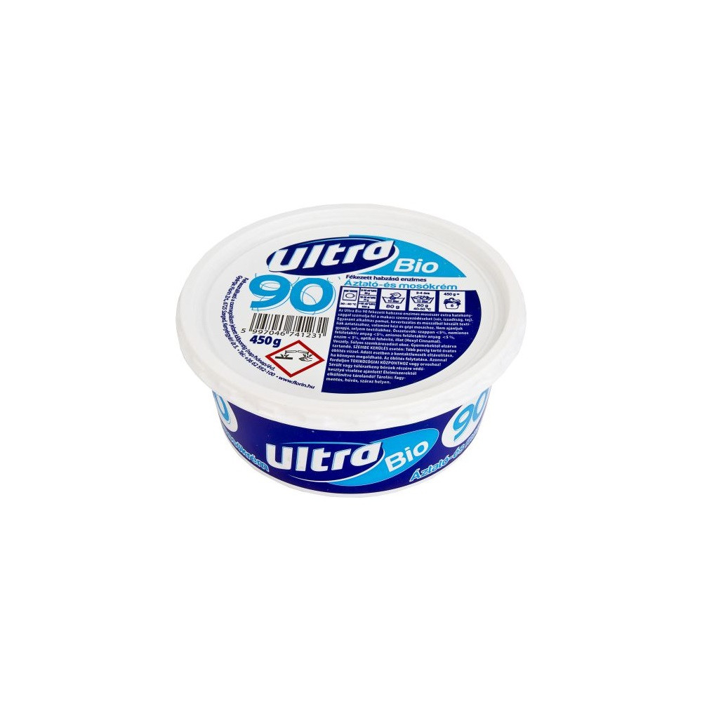 Image of Áztató- és mosókrém 450 g Ultra Bio 90