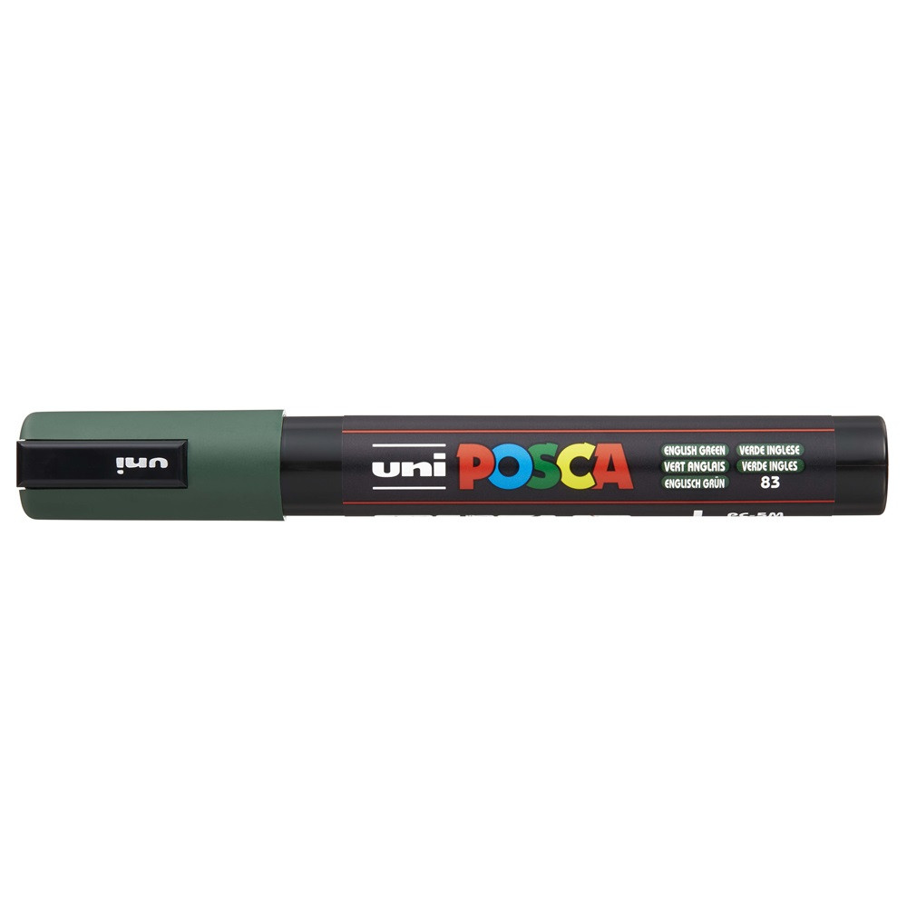 Dekormarker 1,8-2,5mm, Uni Posca PC-5M angolzöld Dekormarker 1,8-2,5mm, Uni Posca PC-5M angolzöld