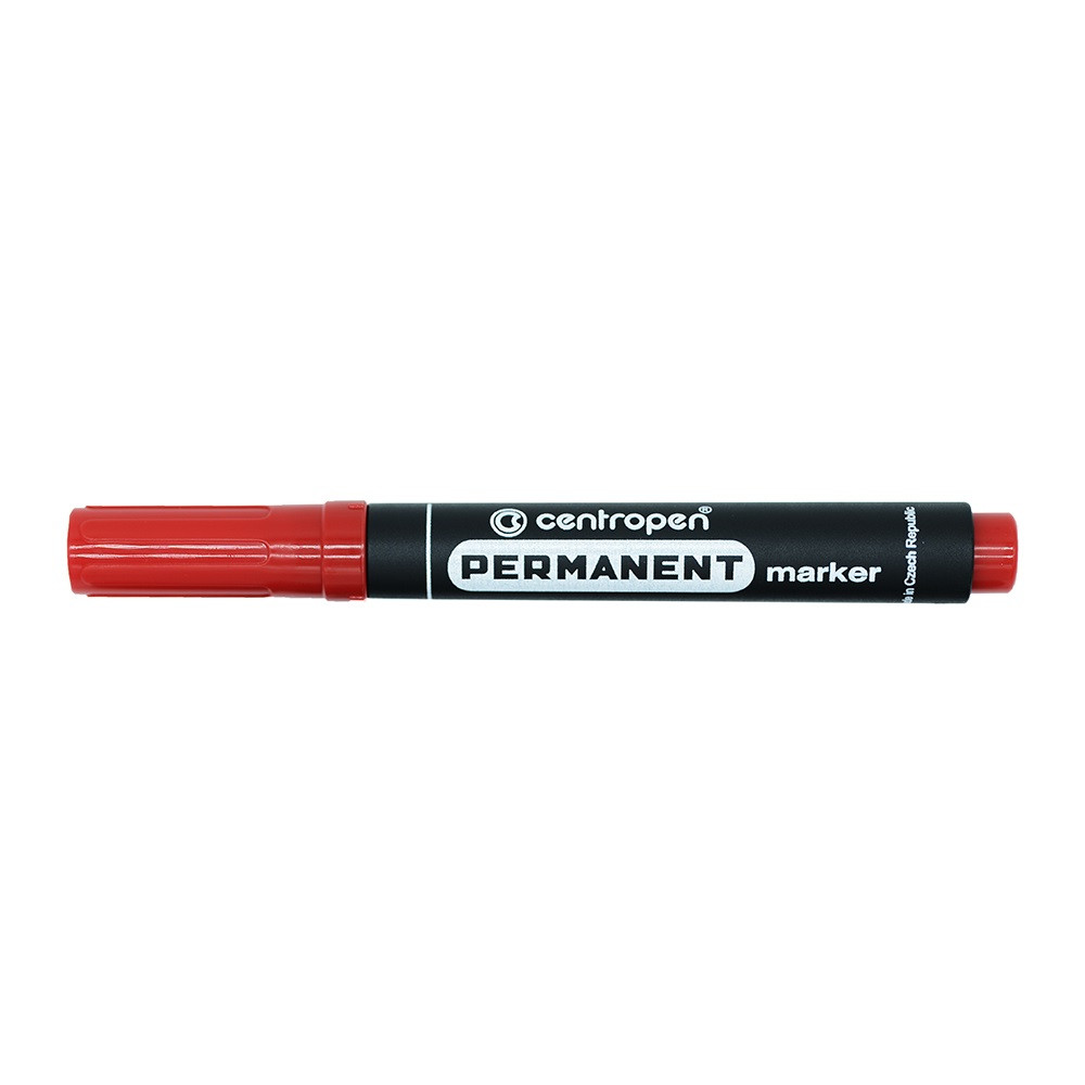Image of Alkoholos marker 2,5mm, kerek hegyű, Centropen 8566, piros