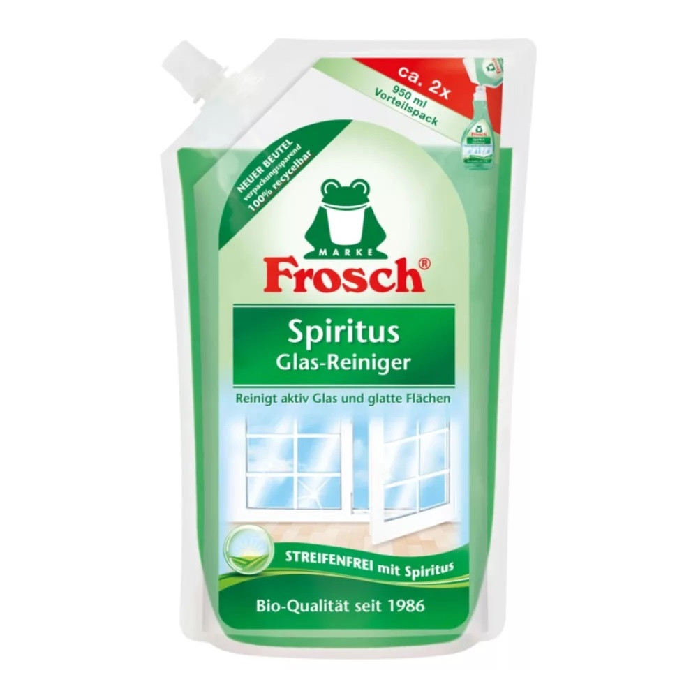Image of Ablaktisztító utántöltő 950 ml Frosch Spiritus