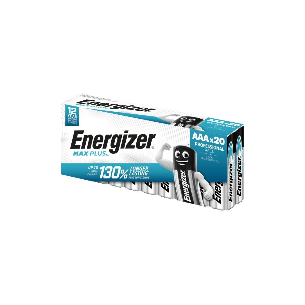 Image of Elem AAA mikro LR03 Max Plus 20 db/csomag, Energizer