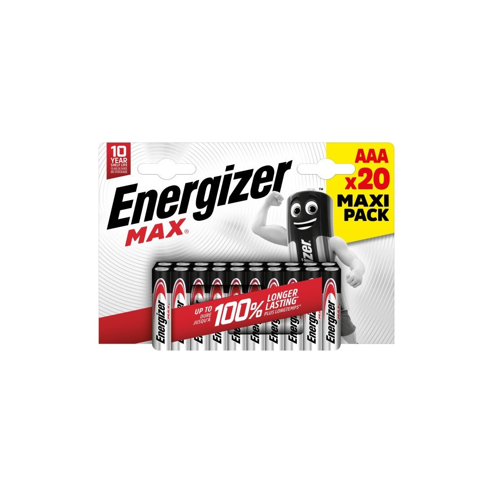 Image of Elem AAA mikro LR03 Max 20 db/csomag, Energizer