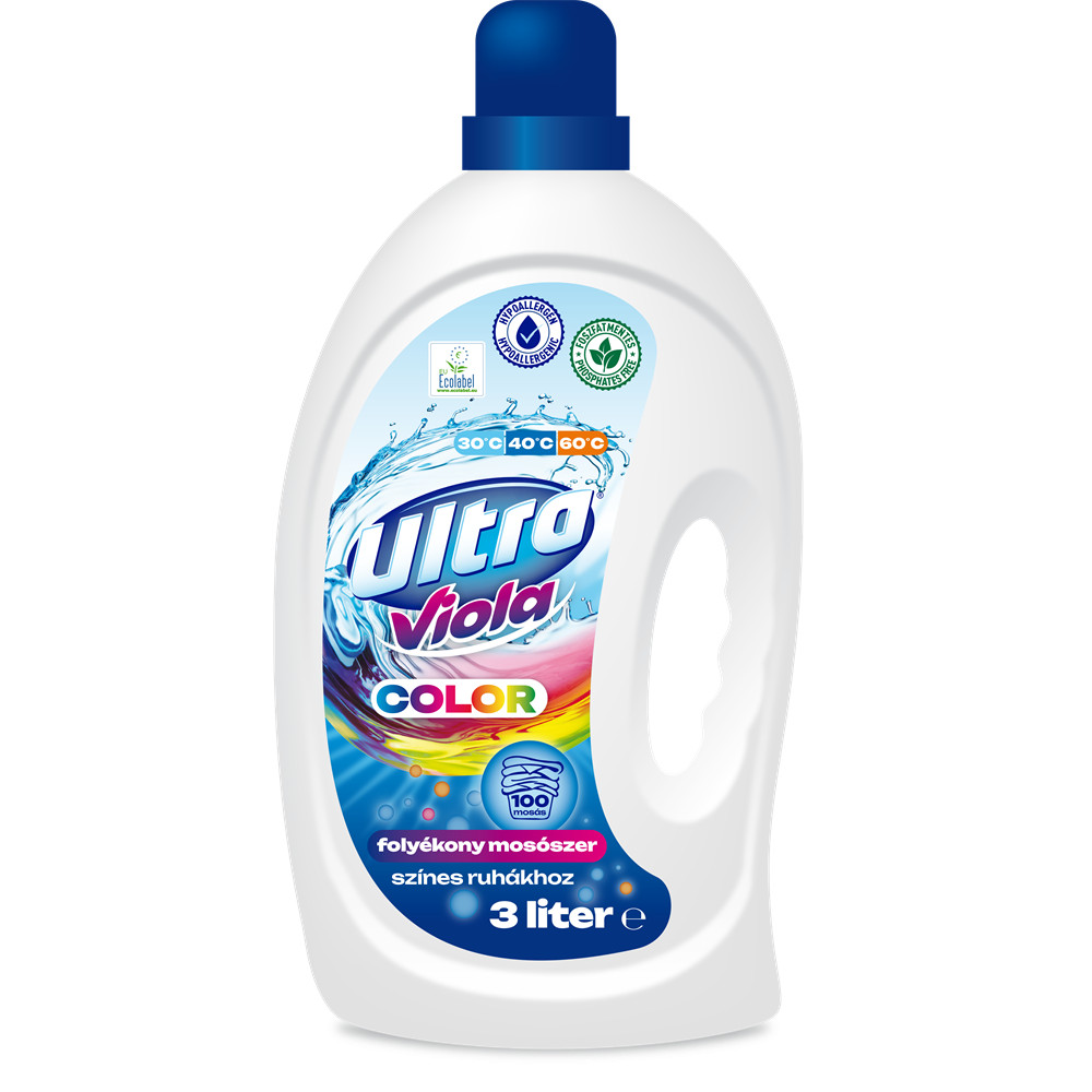 Image of Mosógél 3 liter (100 mosás) színes ruhákhoz Ultra Viola Color