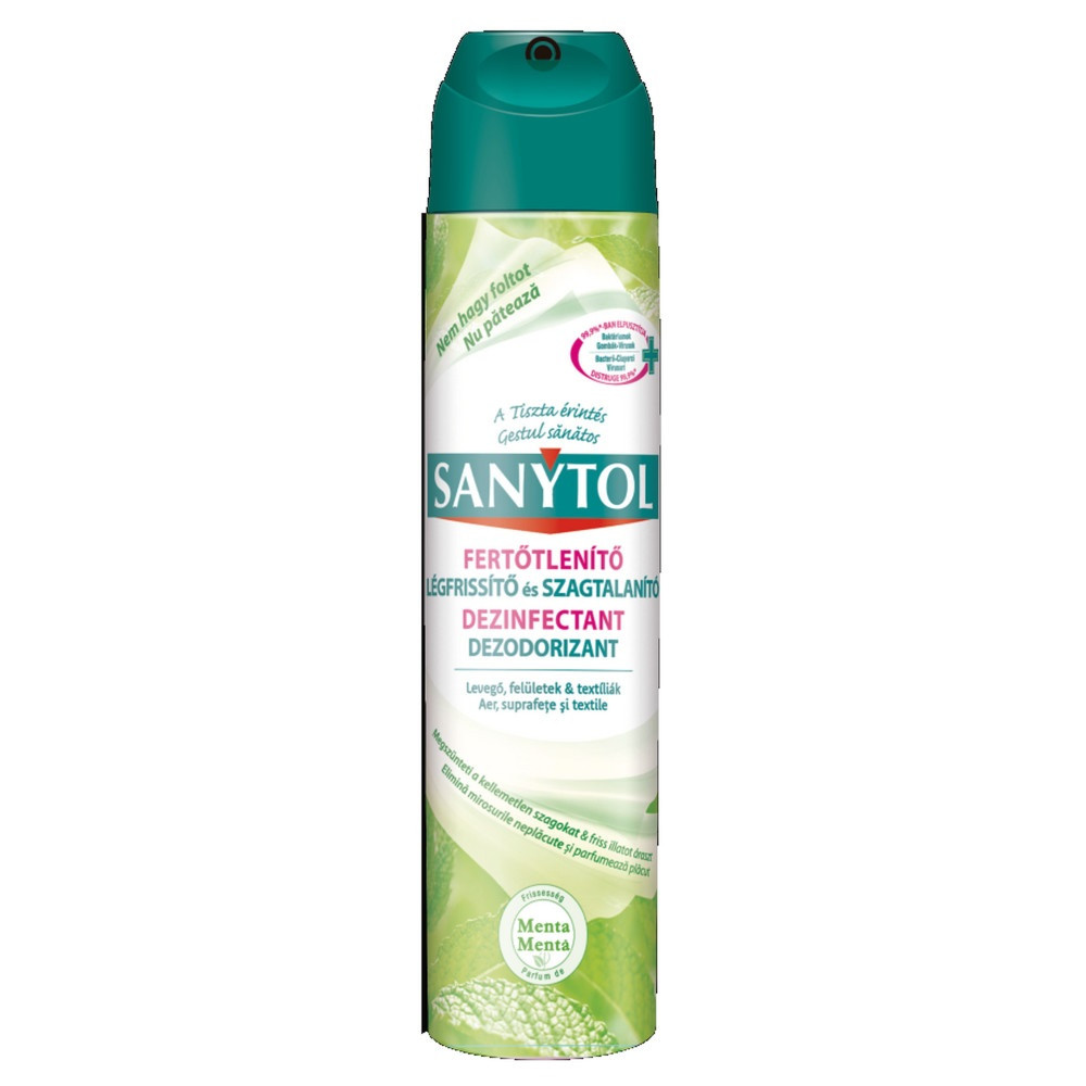 Image of Fertőtlenítő légfrissítő 300 ml aerosol Sanytol Menta