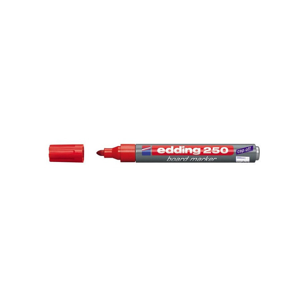 Image of Táblamarker 1,5-3mm, kerek Edding 250 piros