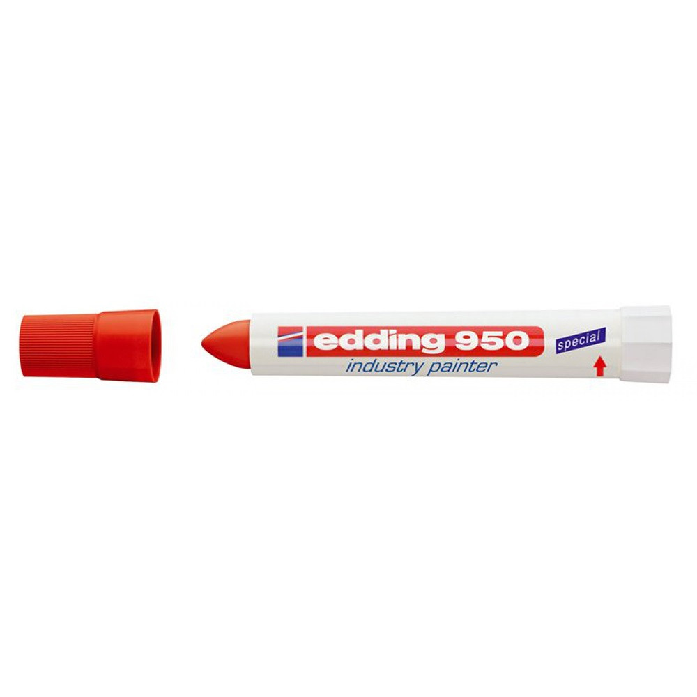 Image of Alkoholos jelölő marker 10mm, kúpos Edding 950 piros