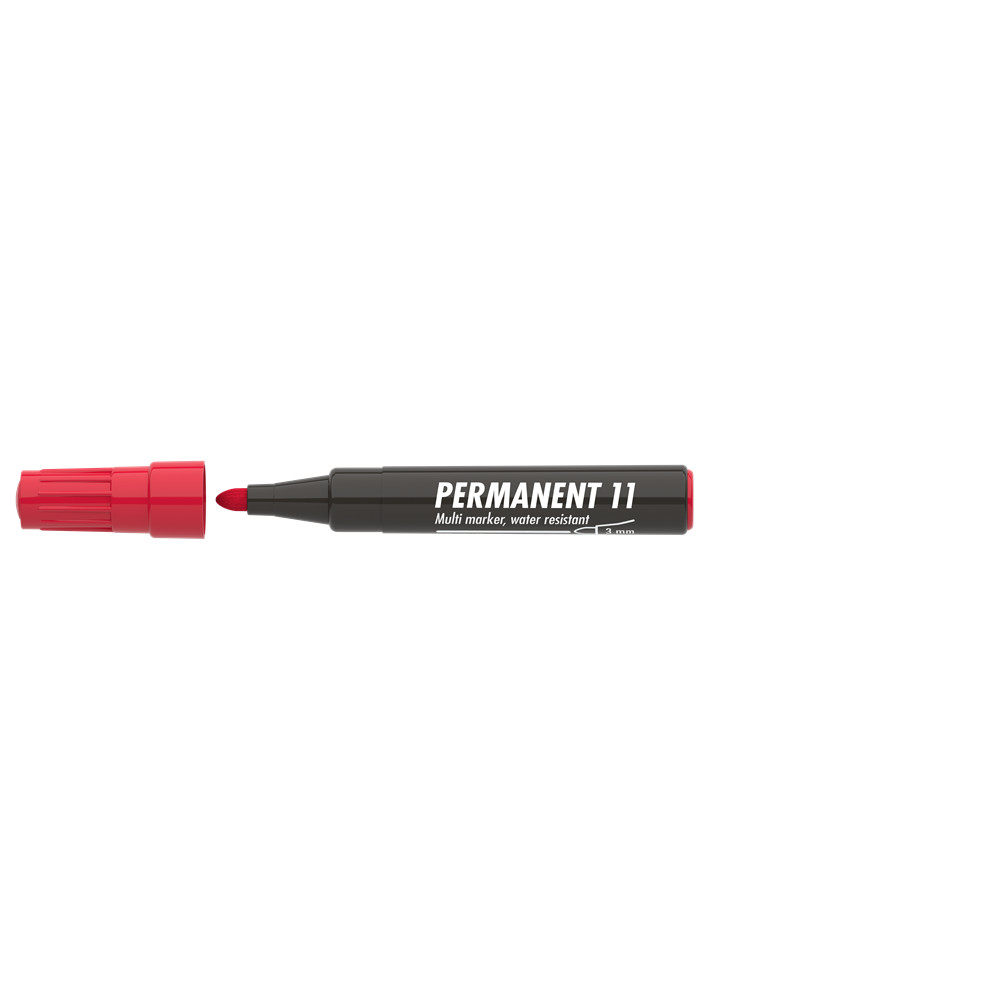 Image of Alkoholos marker 3mm, kerek Ico 11 piros