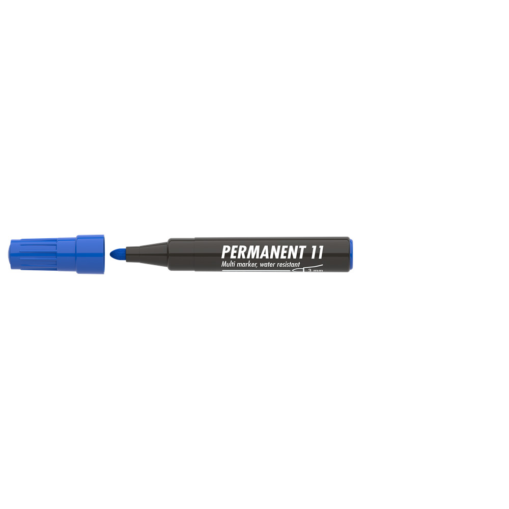 Image of Alkoholos marker 3mm, kerek Ico 11 kék