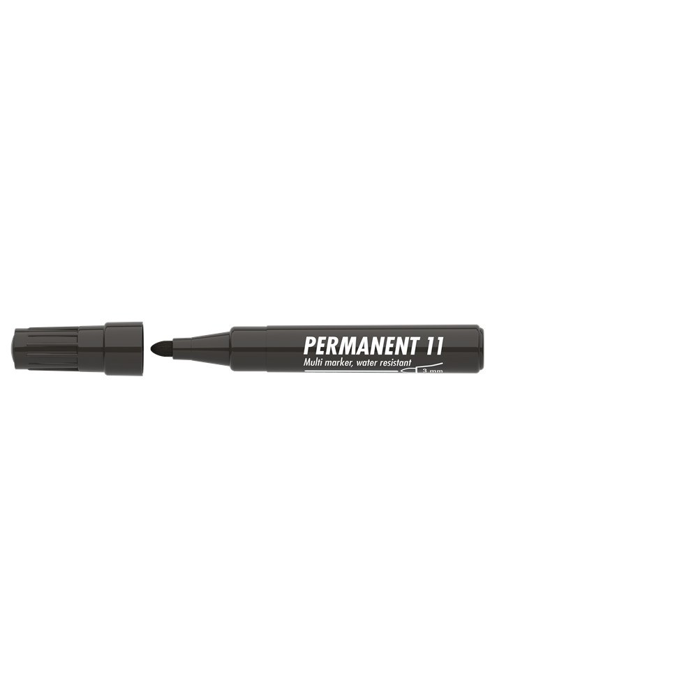 Image of Alkoholos marker 3mm, kerek Ico 11 fekete