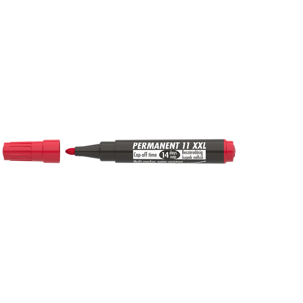 Image of Alkoholos marker 3mm, kerek Ico 11XXL piros