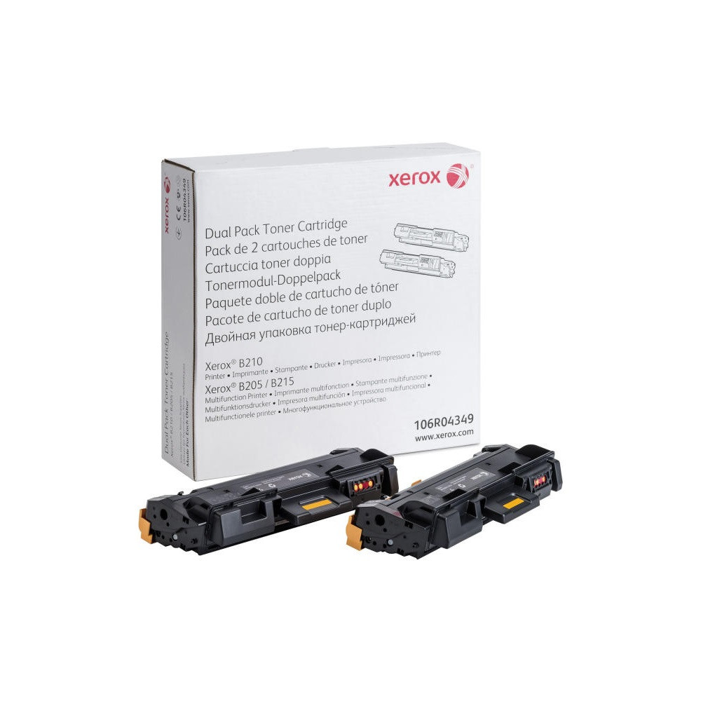 Image of Xerox B205/B210/B215 toner twinpack ORIGINAL (106R04349)