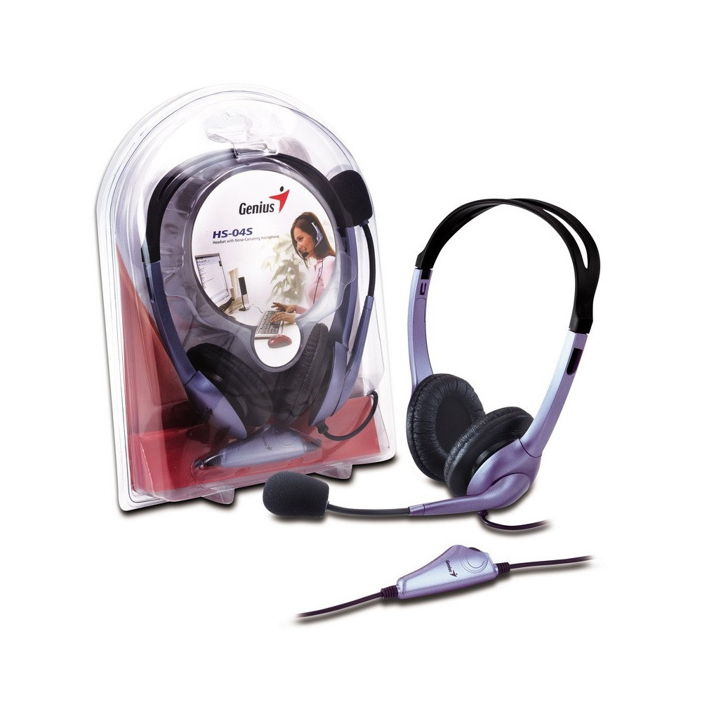 Image of Fejhallgató mikrofonos HS-04S Genius