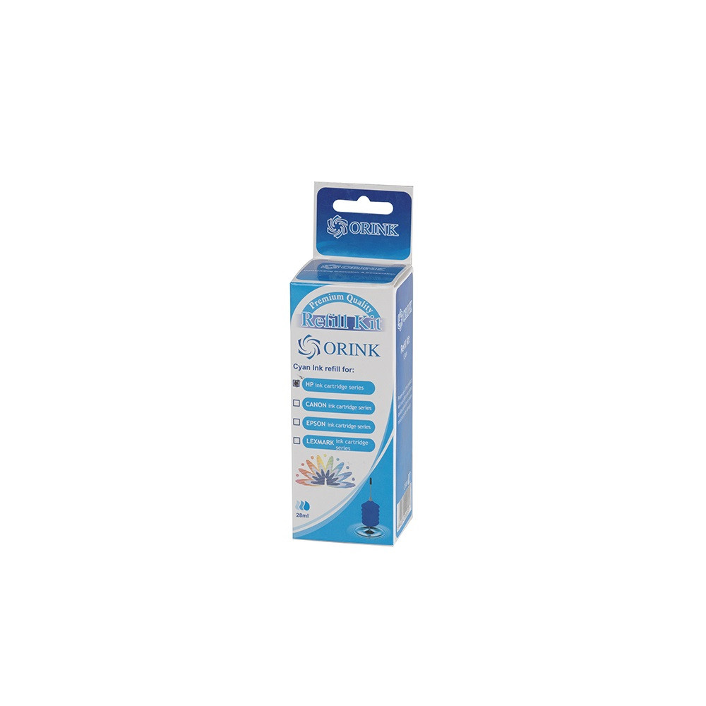 Utángyártott Ink Hp refill kit cyan 30ml ORINK