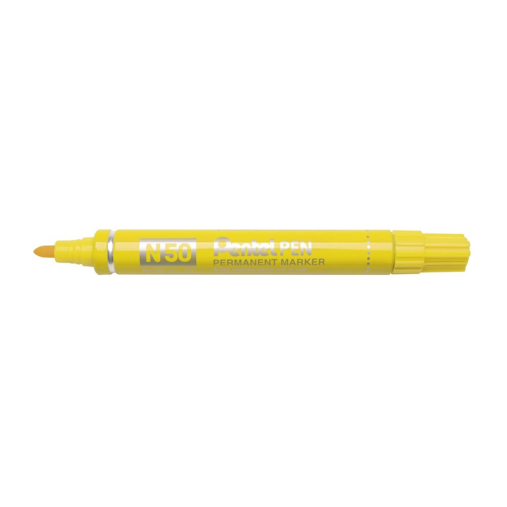 Image of Alkoholos marker fém testű 4,3mm kerek hegyű N50-GE Pentel Extreme citrom