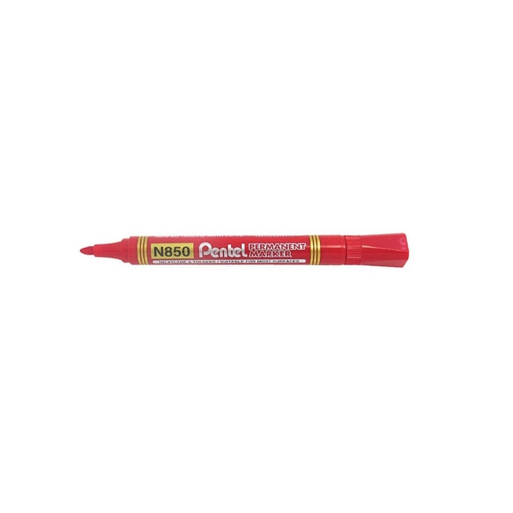 Image of Alkoholos marker 2,1mm kerek N850-BE Pentel piros