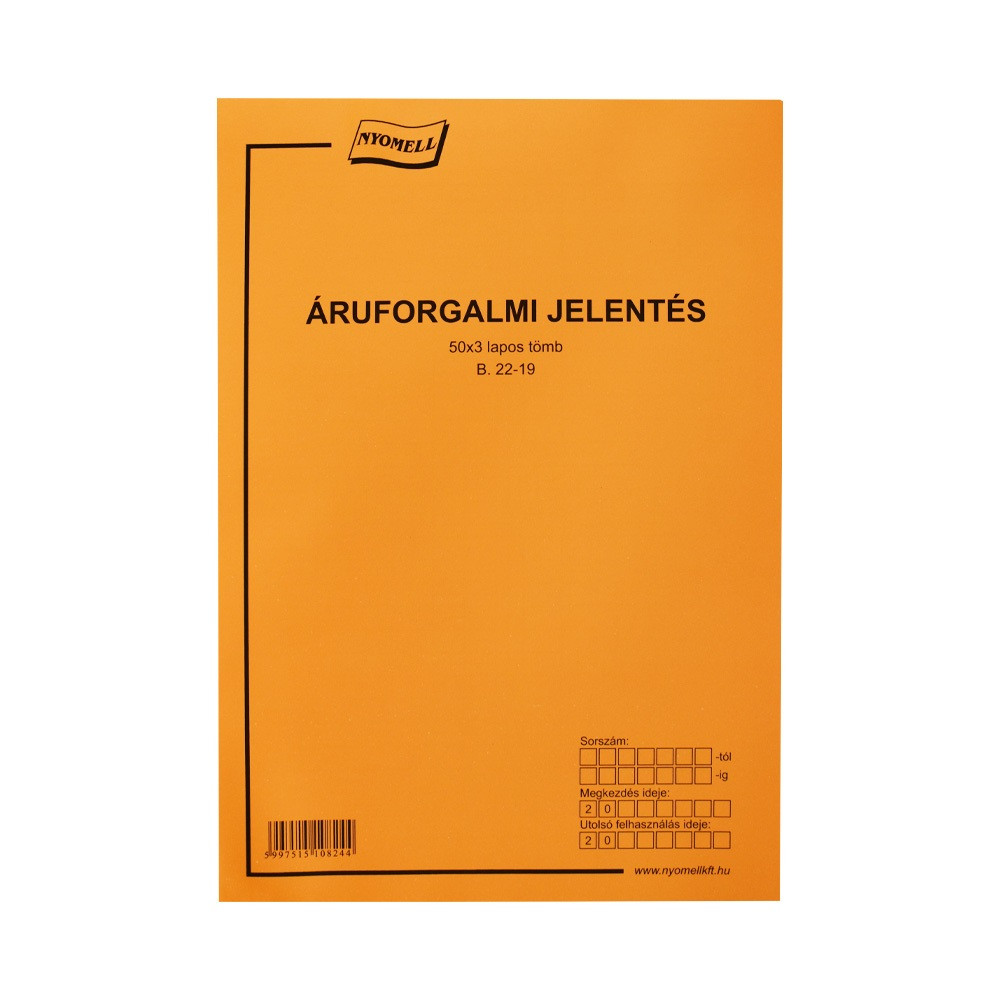 Image of ÁrUfo rgalmi jelentés 50x3lapos A4,