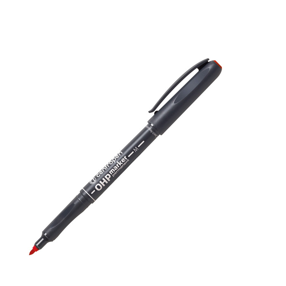 Image of Alkoholos marker 1mm, M OHP Centropen 2637 piros