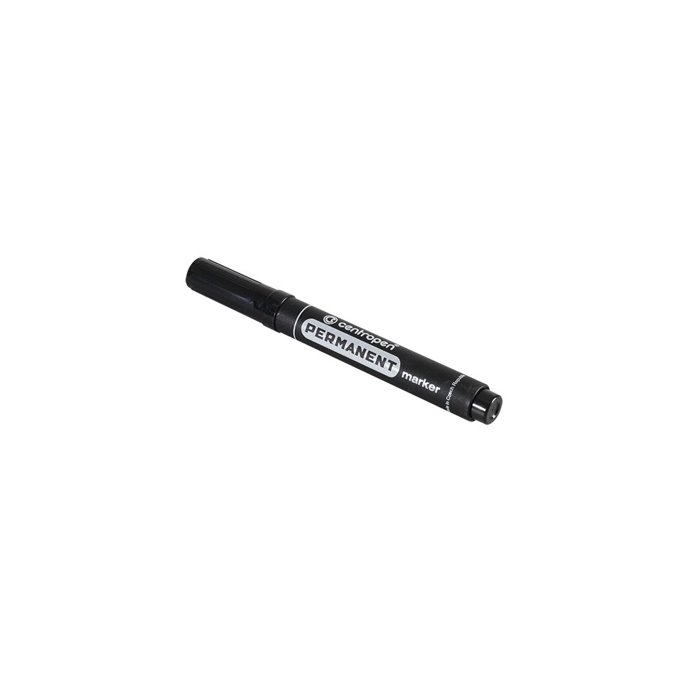 Image of Alkoholos marker 2,5mm, kerek hegyű, Centropen 8566, fekete