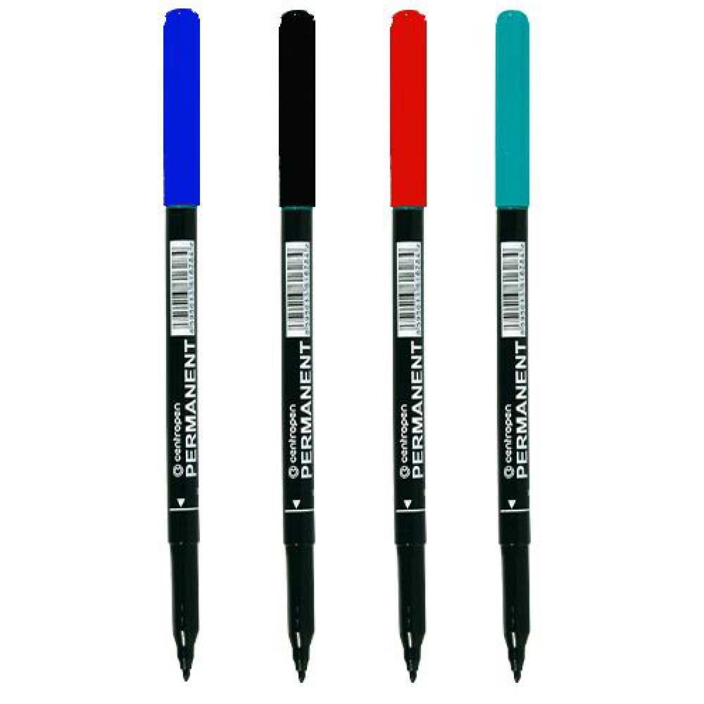 Image of Alkoholos marker 1mm, kerek hegyű, Centropen 2536 zöld
