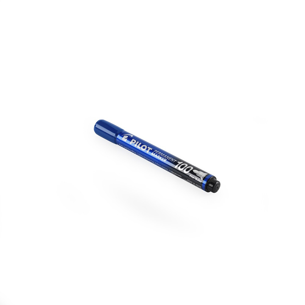 Image of Alkoholos marker 1mm, kerek hegyű, Pilot 100 kék