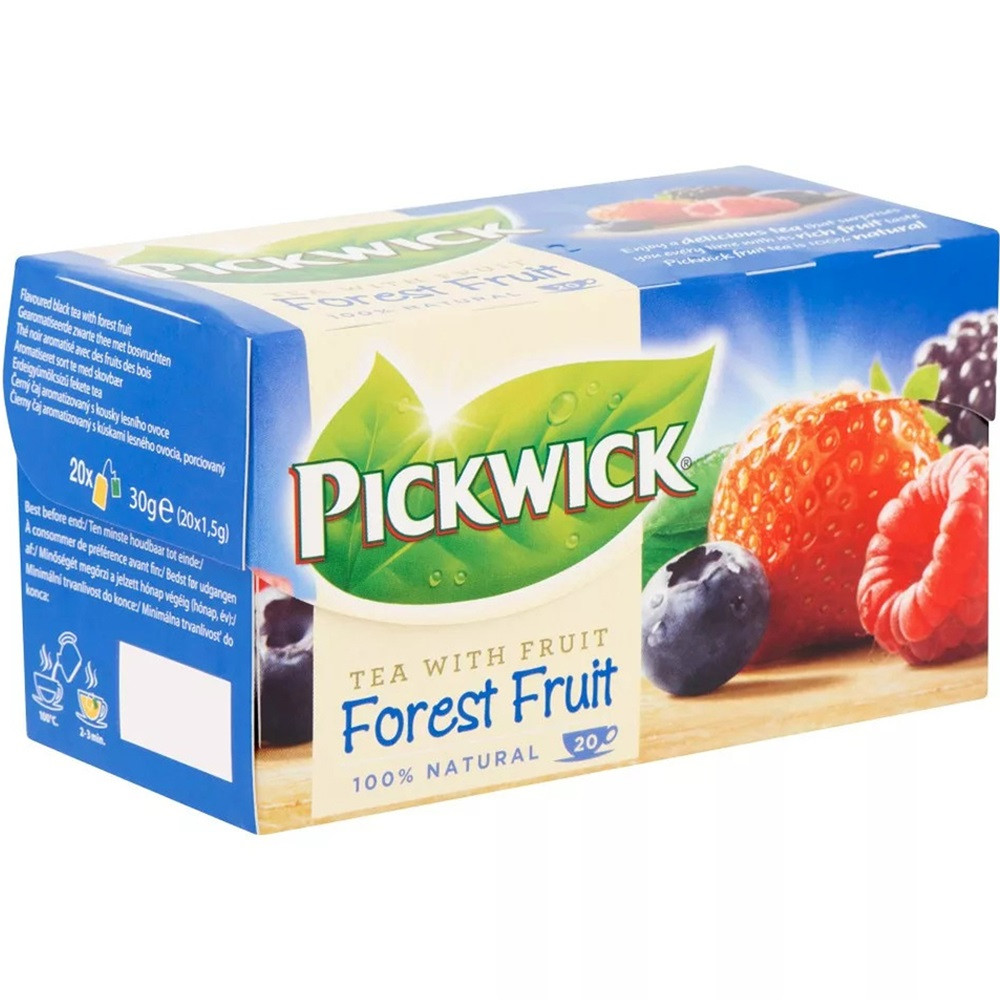 Image of Fekete tea 20x1,5 g Pickwick, erdei gyümölcs